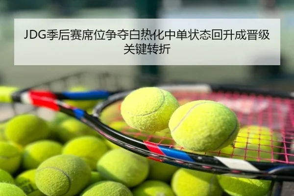 JDG季后赛席位争夺白热化中单状态回升成晋级关键转折